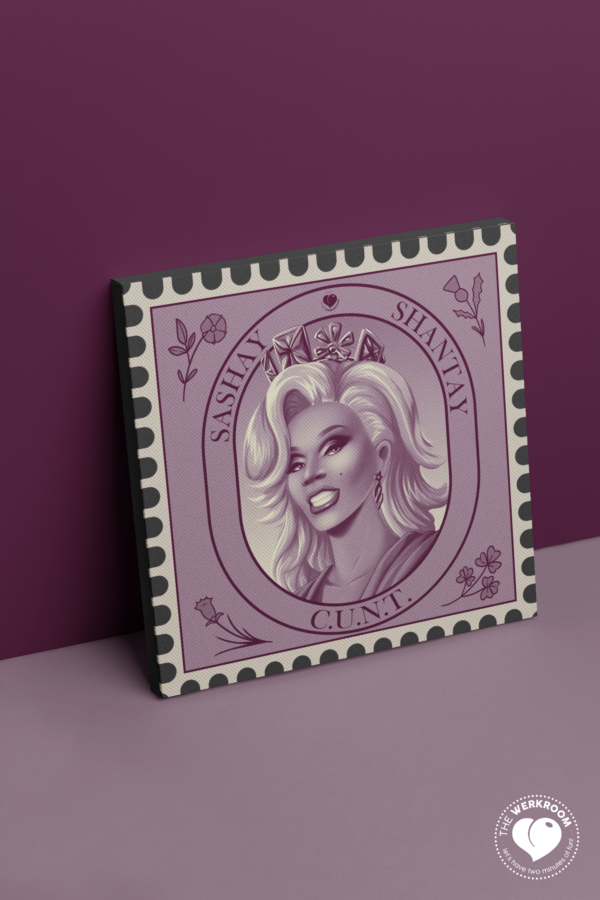 DraGlam RuQueen Stamp Canvas