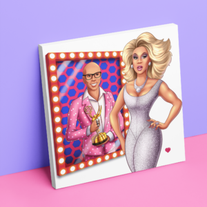 DraGlam Rupaul Mirror Canvas