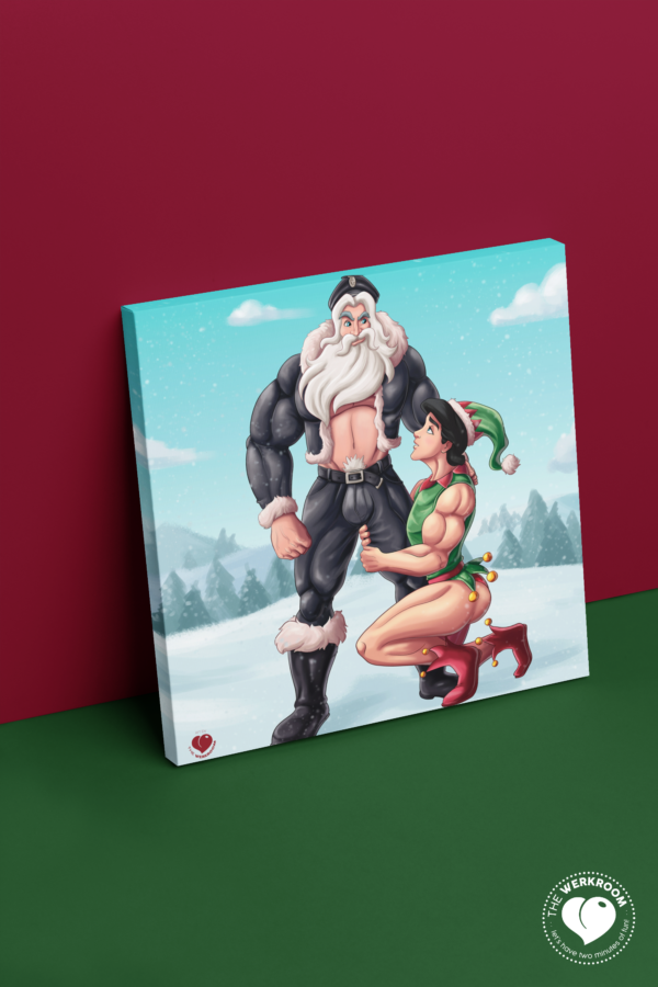 Christmas Triton Canvas