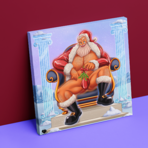 Christmas Zeus Canvas