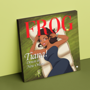 Magazines Frog Canvas