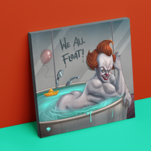Halloqueer Pennywise Canvas