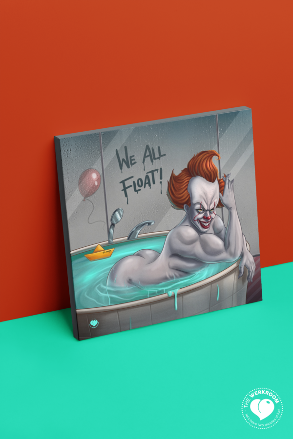 Halloqueer Pennywise Canvas