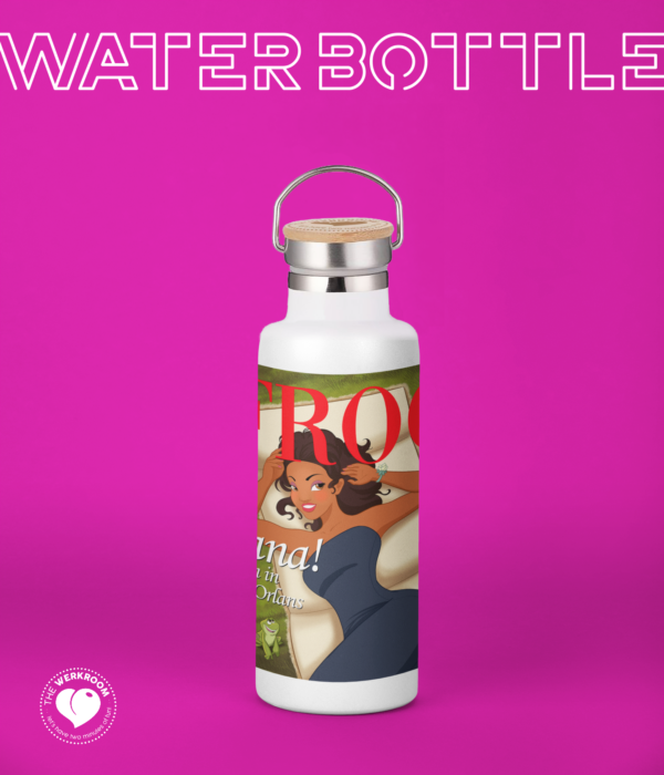 Magazines Frog Water Bottle