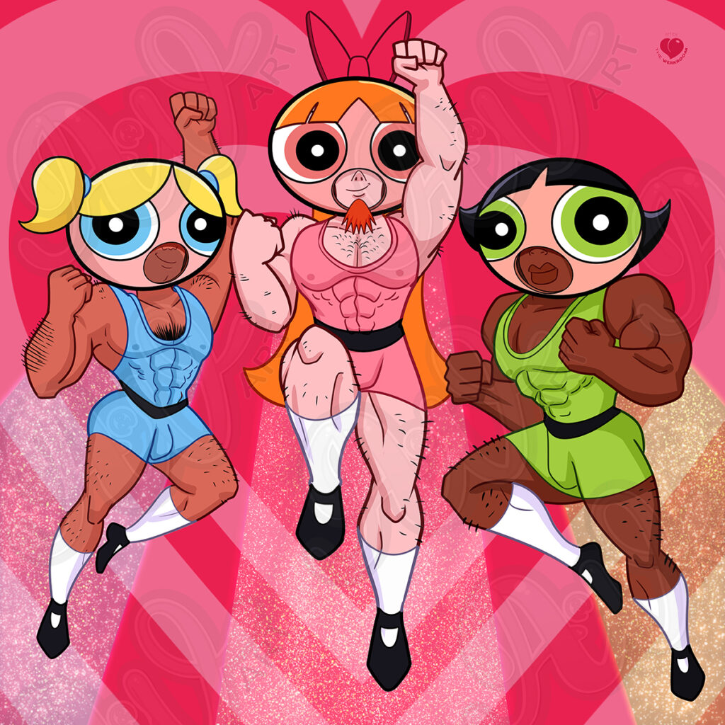 Powerbuff Water Bottle - Special Edition - The Powerpuff Boys * thewerkroom.shop