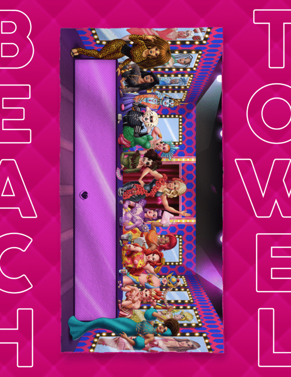 DraGlam Last Supper Drag Towel ()