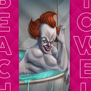 Halloqueer Pennywise Towel ()
