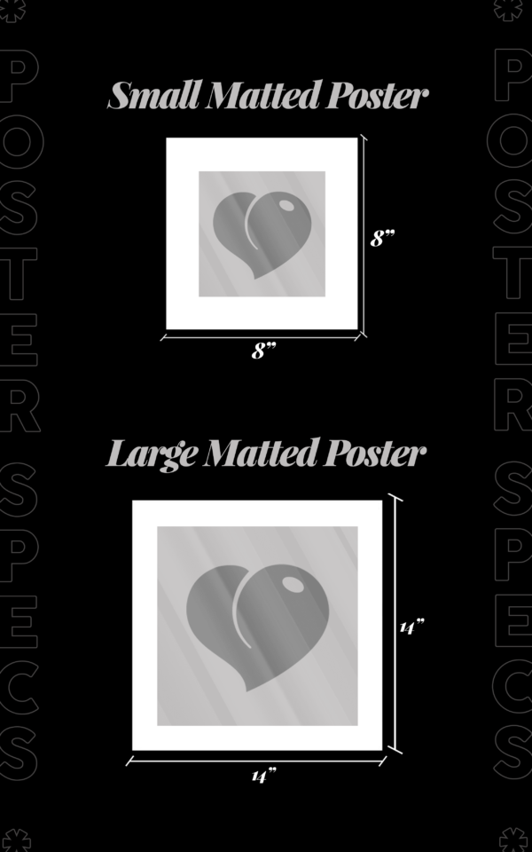 Matted Posters Specs Vertical
