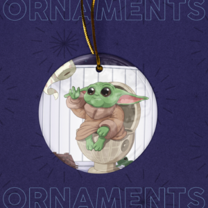 Star Baths Baby Yoda Ornament ()