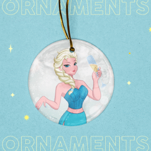Boss Bitch Elsa Ornament ()