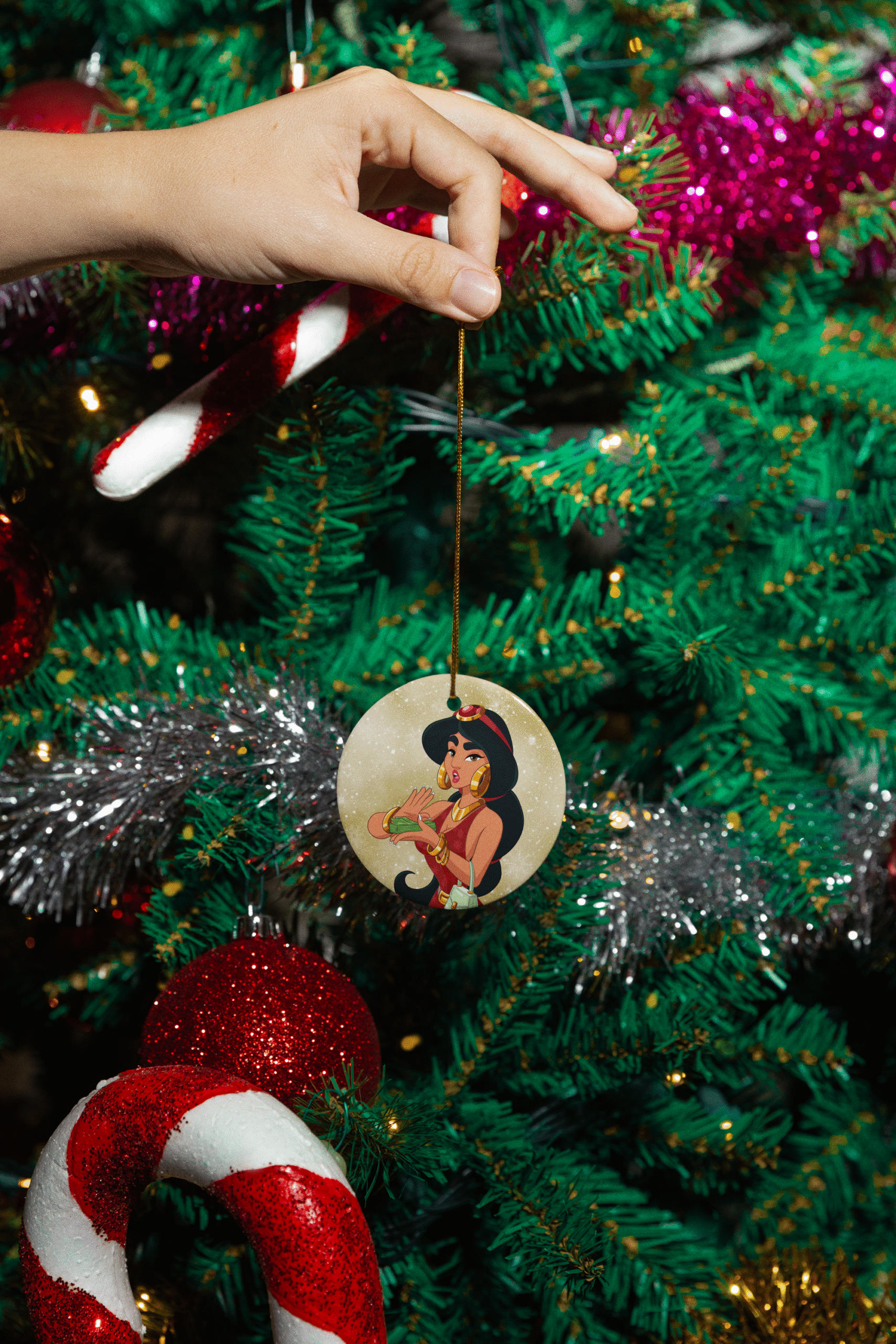 Boss Bitch Jasmine Ornament ()