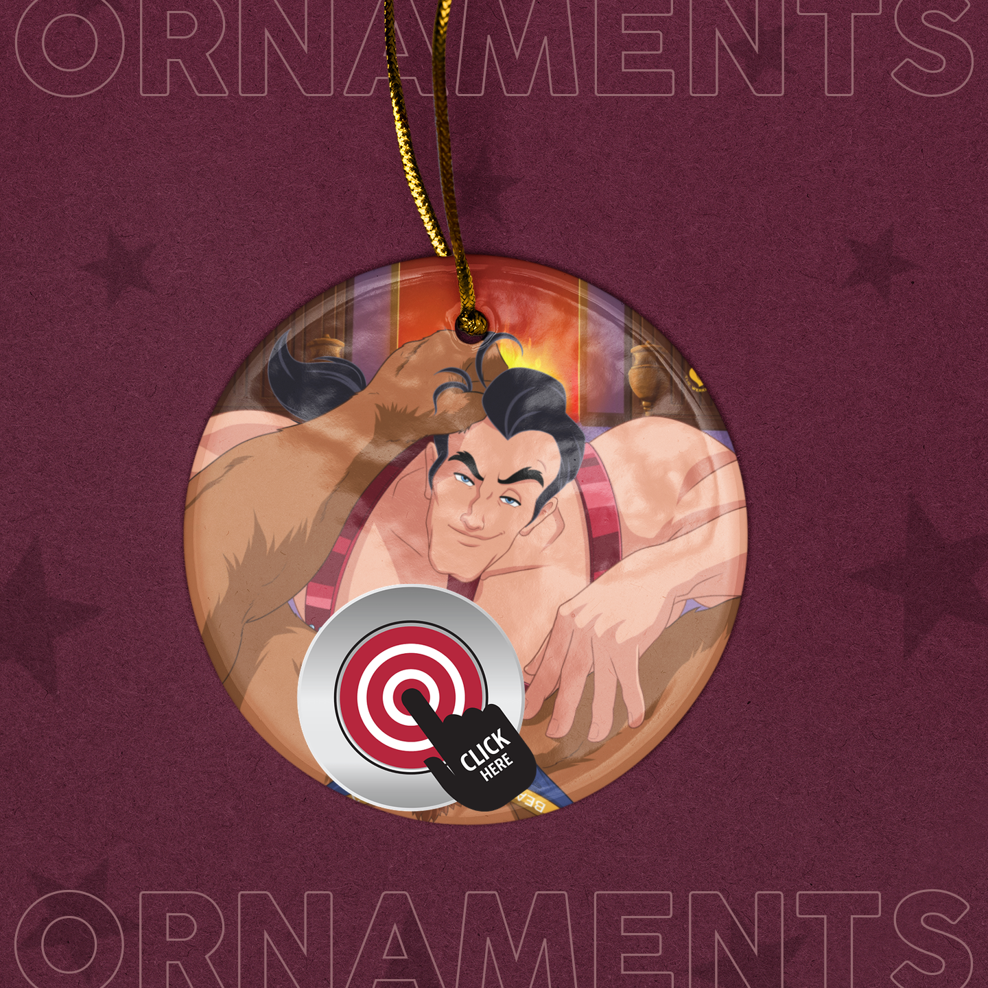 Mind Blowing Gaston Ornament () copia