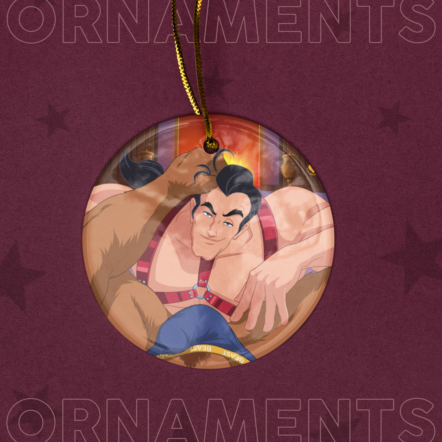 Mind Blowing Gaston Ornament ()