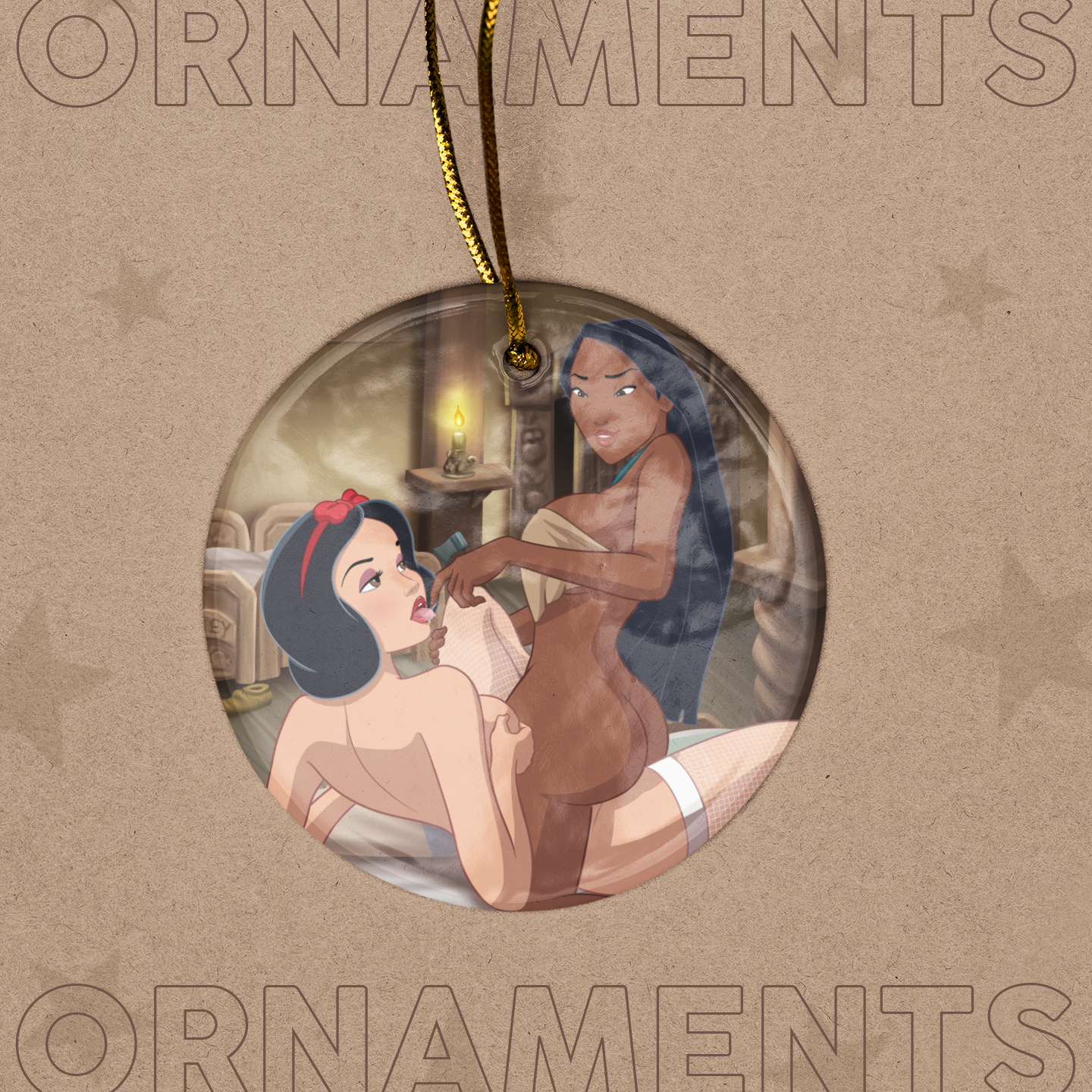 Mind Blowing Snow White Ornament ()