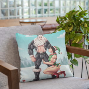 Christmas Triton and Eric Pillow ()