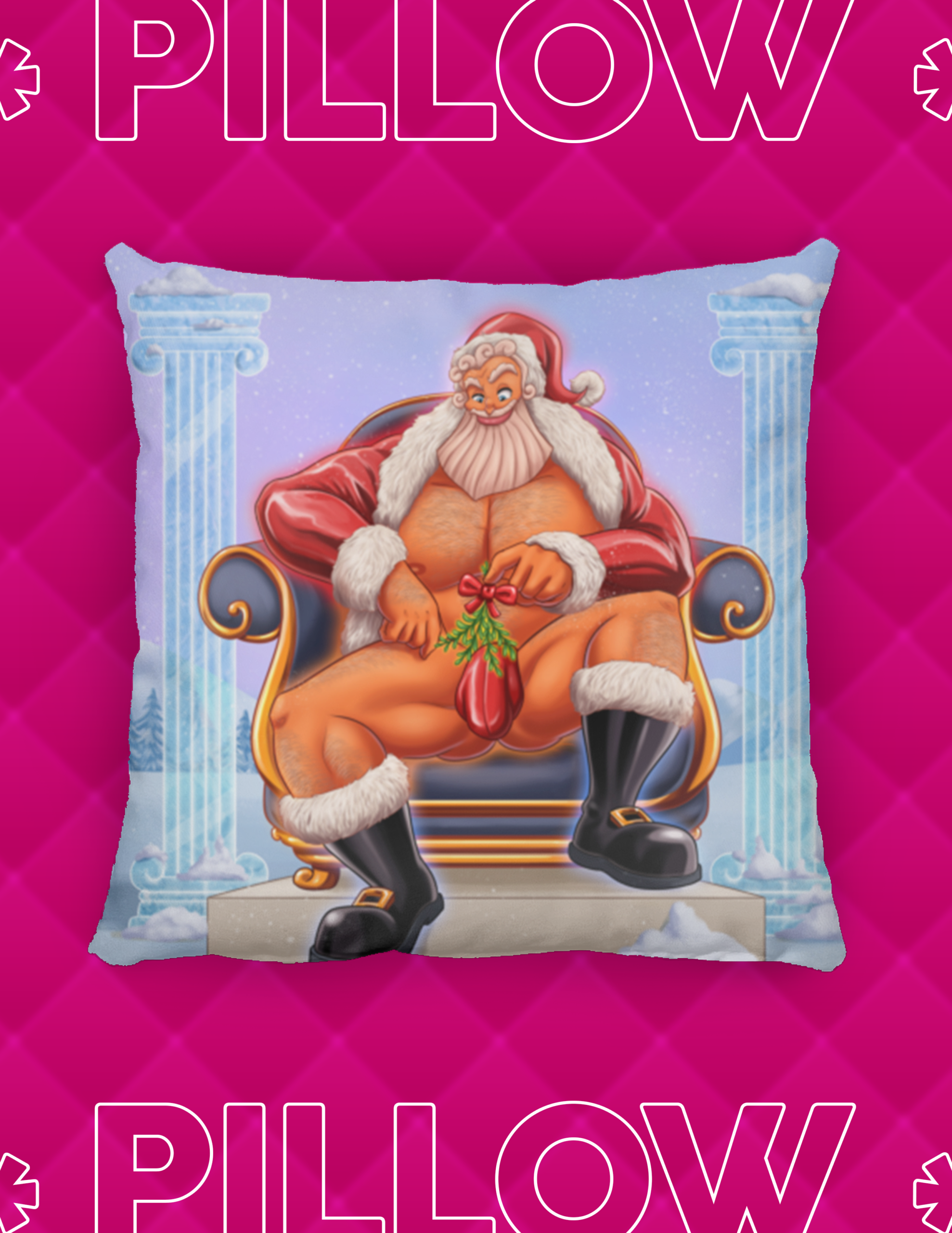 Christmas Zeus Pillow ()