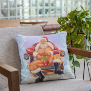Christmas Zeus Pillow ()