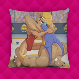 Jocks Wrestling Emperor Pillow ()