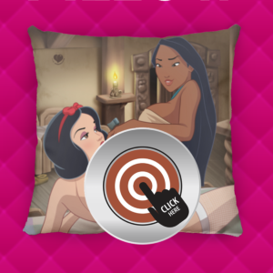 Mind Blowing Snow White Pillow () Censored