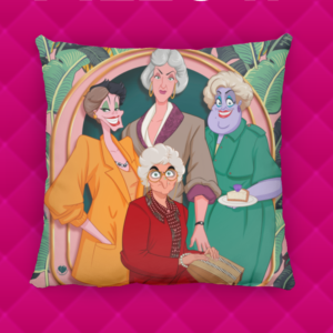 Special Edition Golden Villains Pillow ()