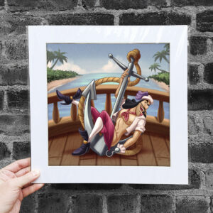 Villains Pin Up Captain Hook Large