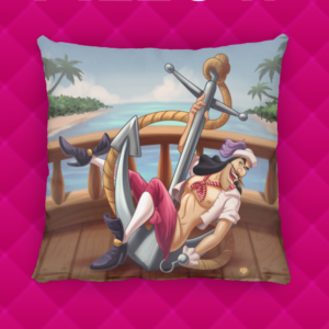 Villains Pin Up Captain Hook Pillow ()