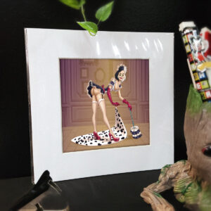 Villains Pin Up Cruella Mini