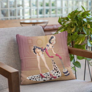 Villains Pin Up Cruella Pillow ()