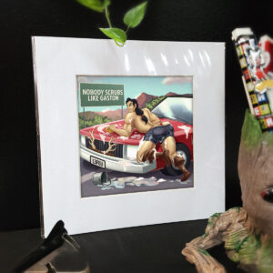 Villains Pin Up Gaston Mini