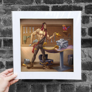 Villains Pin Up Jafar Large