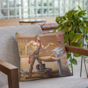 Villains Pin Up Jafar Pillow ()