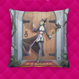 Villains Pin Up Maleficent Pillow ()