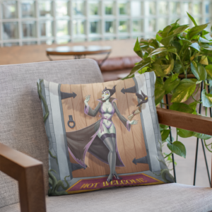 Villains Pin Up Maleficent Pillow ()