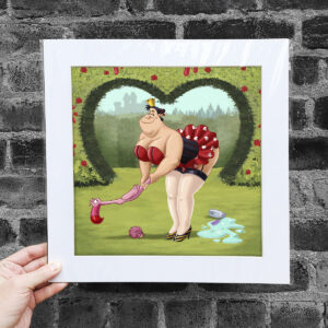 Villains Pin Up Queen of Hearts Large