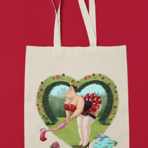 Villains Pin Up Queen of hearts ()