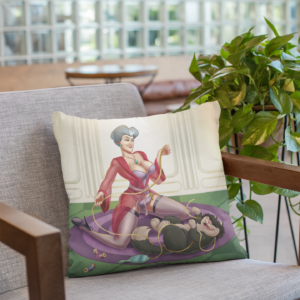 Villains Pin Up StepMother Pillow ()